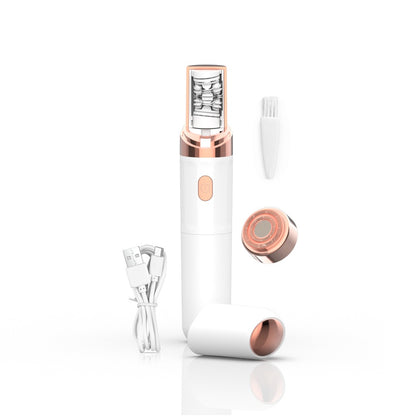 Hair Removal Device with Interchangeable Heads