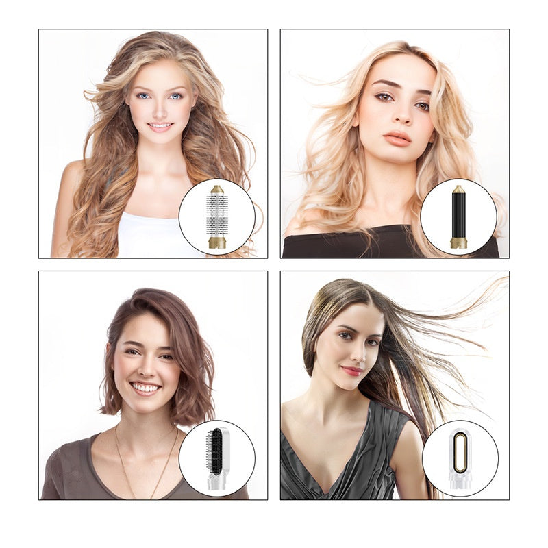 Hair Styling Set with Interchangeable Attachments