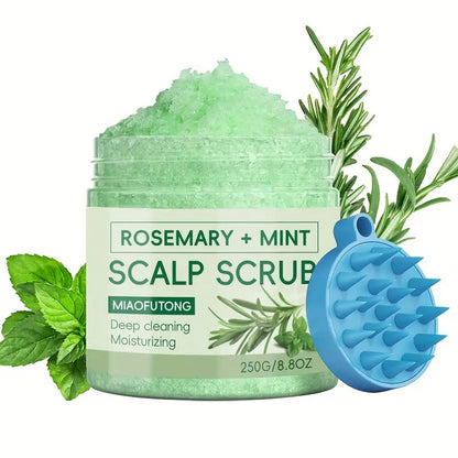 Scalp Scrub and Handheld Massage Brush Set
